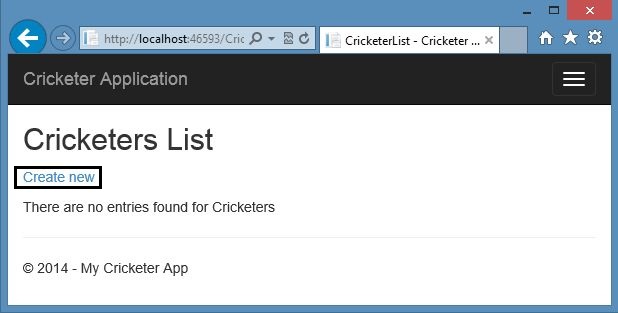 Creating Records in Web Forms